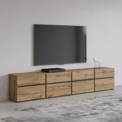 TV-enhet Cross 4 dører med 4 skuffer