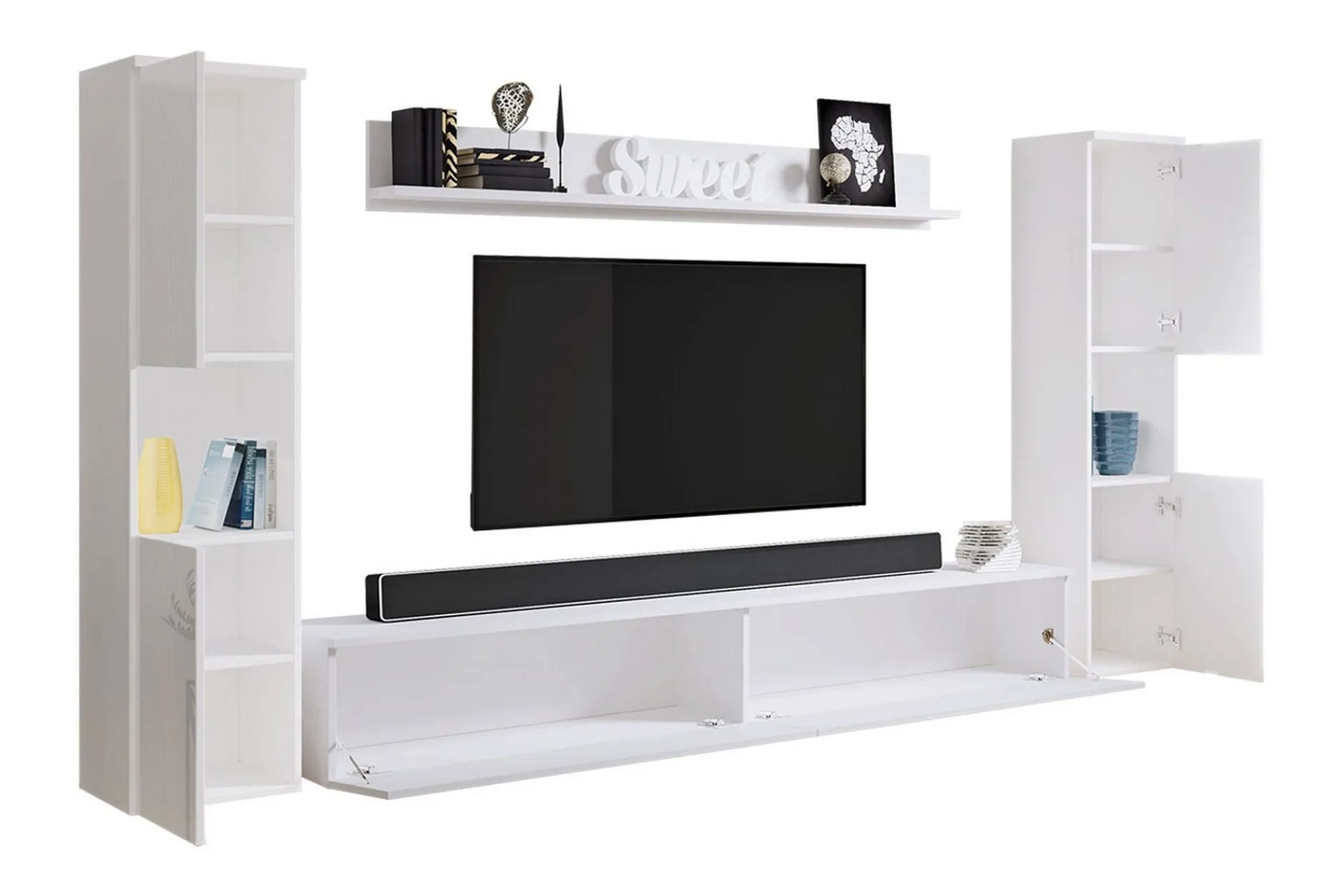 Tv-Møbelsett-Tv-møbelsett tre