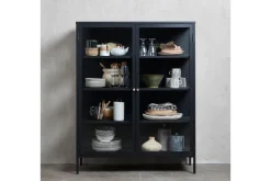 Oppbevaringsskap|Skap-Umbri Highboard 110x140 cm Svart