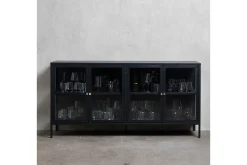 Sideboard & Skjenker-Umbri Sideboard 4 delar 170 cm Svart
