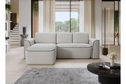 Sofa Med Sjeselong-Ume 4-seter Sofa med Sjeselong Grey