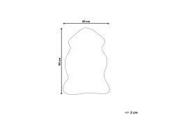 Undara Skinnteppe 60x90 cm
