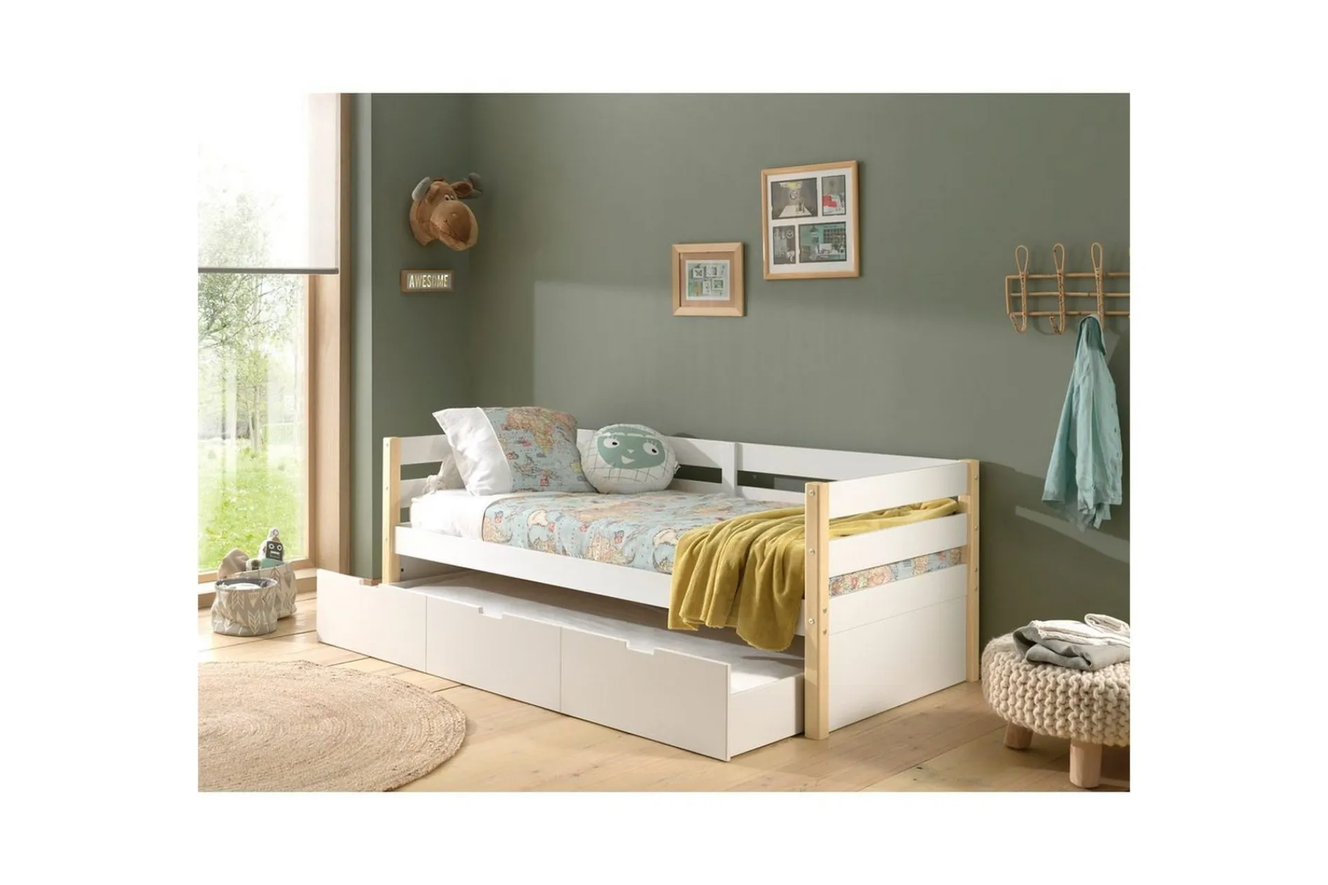 Barnebord-UnderBed Margarit Hvit
