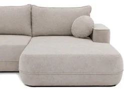 Sovesofaer-Uppland Sovesofa med dobbel sjeselong 5-seter Beige