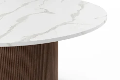 Andrarum Spisebord & Kjøkkenbord-Uppveda Spisebord 120 cm Rundt Brun,Hvit