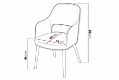 Karmstoler-Uptown Matstol Beech Bok