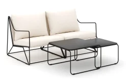 Comfort Garden Usteryd 2-seters loungesofa med settbord