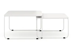 Comfort Garden Loungebord & Sofabord Utendørs-Usteryd Sett med Bord Utendørs Hvit