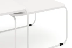 Comfort Garden Loungebord & Sofabord Utendørs-Usteryd Sett med Bord Utendørs Hvit