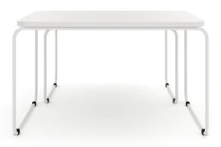 Comfort Garden Loungebord & Sofabord Utendørs-Usteryd Sett med Bord Utendørs Hvit
