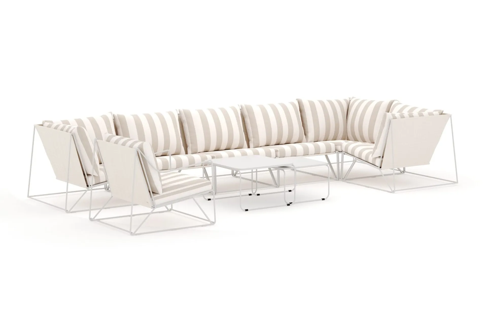 Comfort Garden Usteryd utendørs hjørnesofa 5-seters vendbar