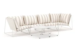 Comfort Garden Hammocker|Hengekøye-Usteryd utendørs rett 4-seters sofa Beige