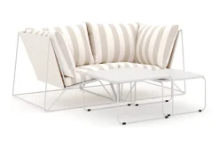 Comfort Garden Usteryd utendørs rett 2-seters sofa