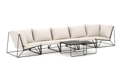 Comfort Garden Usteryd utendørs rett 5-seters sofa