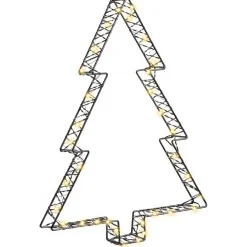 Julelys Ute-Utendørsdekorasjon Lofsen Svart