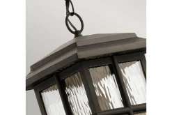 Utelampe-Utendørs hengende Kichler Beacon Square Bronse