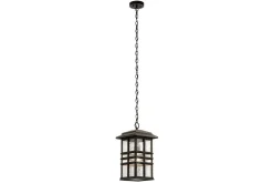 Utelampe-Utendørs hengende Kichler Beacon Square Bronse