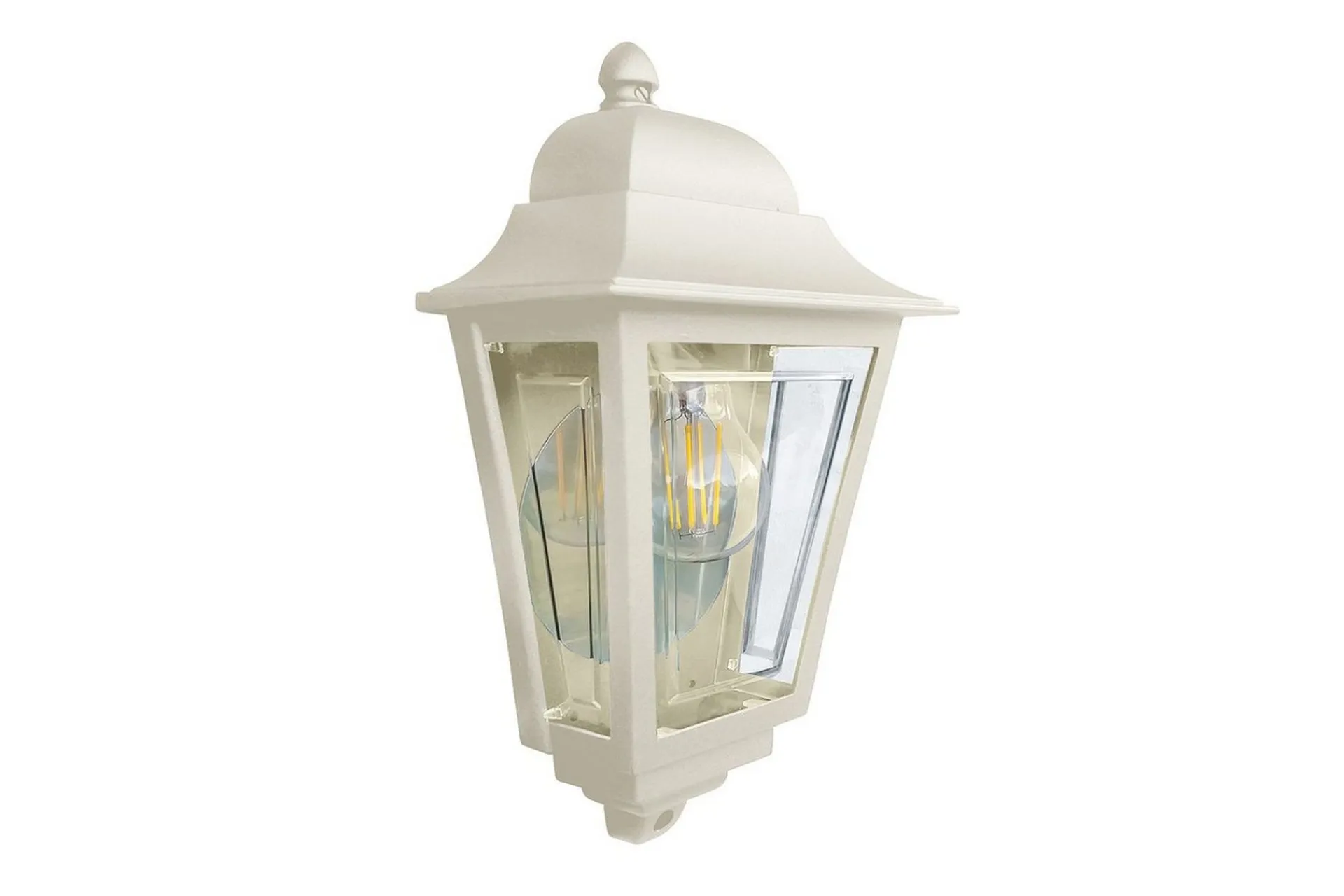 Utendørs vegglampe Elstead Lighting Deco Lane Krem