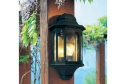 Utelampe-Utendørs vegglampe Elstead Lighting Chapel Svart