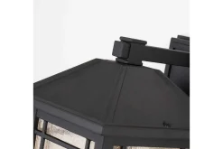 Entré|Fasadebelysning-Utendørs vegglampe Quoizel Cedar Point 197x326x229 mm Svart