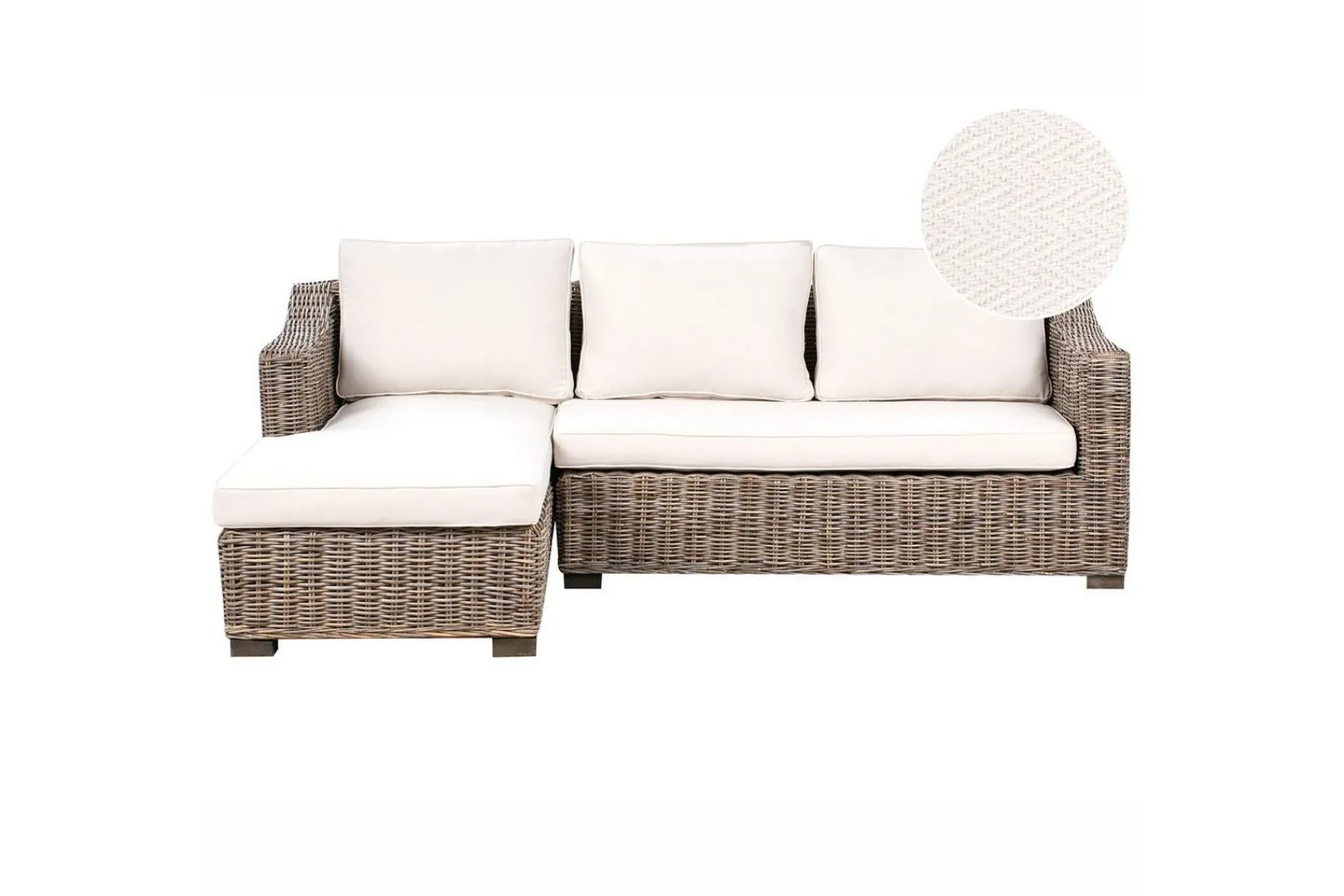 Hagebenk & Hagesofa-Utesofa Valletri Grey