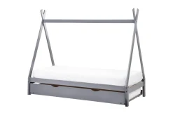 Barneseng & Juniorseng-Uttrekkbar barneseng Talmontiers Grey