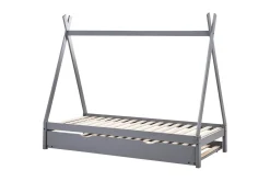 Barneseng & Juniorseng-Uttrekkbar barneseng Talmontiers Grey