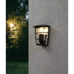Entré|Fasadebelysning-Utvendig vegglampe Aloria Svart