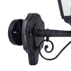 Entré|Fasadebelysning-Utvendig vegglampe Navedo Toppmontert Svart