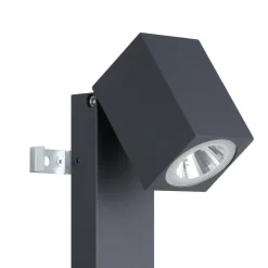 Entré|Fasadebelysning-Utvendig vegglampe Sakeda med sensor Antracit