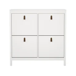 Tvilum Gangoppbevaring-Vallvidera Skoskap med 4 rom 103x25x103 cm Hvit