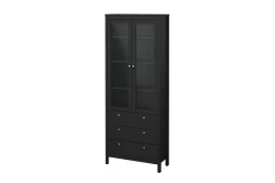 Scandinavian Choice Vitrineskap|Skap-Vallvidera Vitrineskap 78,05x199 cm Svart