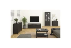 Scandinavian Choice Vitrineskap|Skap-Vallvidera Vitrineskap 78,05x199 cm Svart