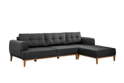 Sofa Med Sjeselong-Valsot 4-seters Sofa med Divan Antracit