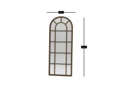 Gulvspeil|Speil Salg-Varlo Gulvspeil 80x180 cm Brun