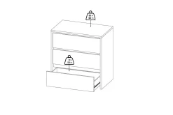 Tvilum Varun Kommode 80 cm