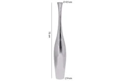 Wohnling Vase polert aluminiumstøp, moderne stil 75 cm