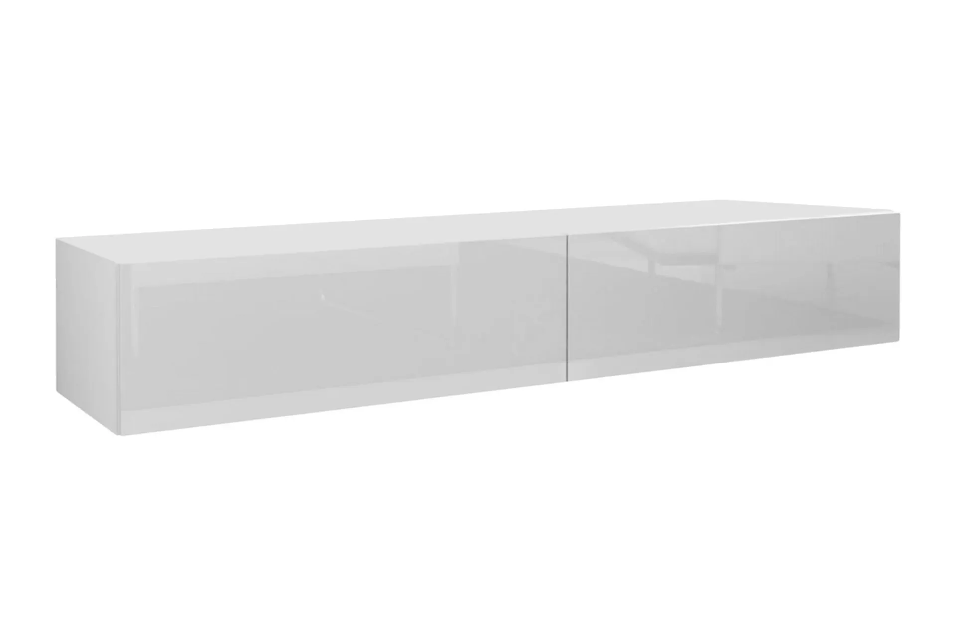 Tv-Benk & Mediabenk-Vasil TV-benk 180 cm Hvit høyglans uten LED,Hvit