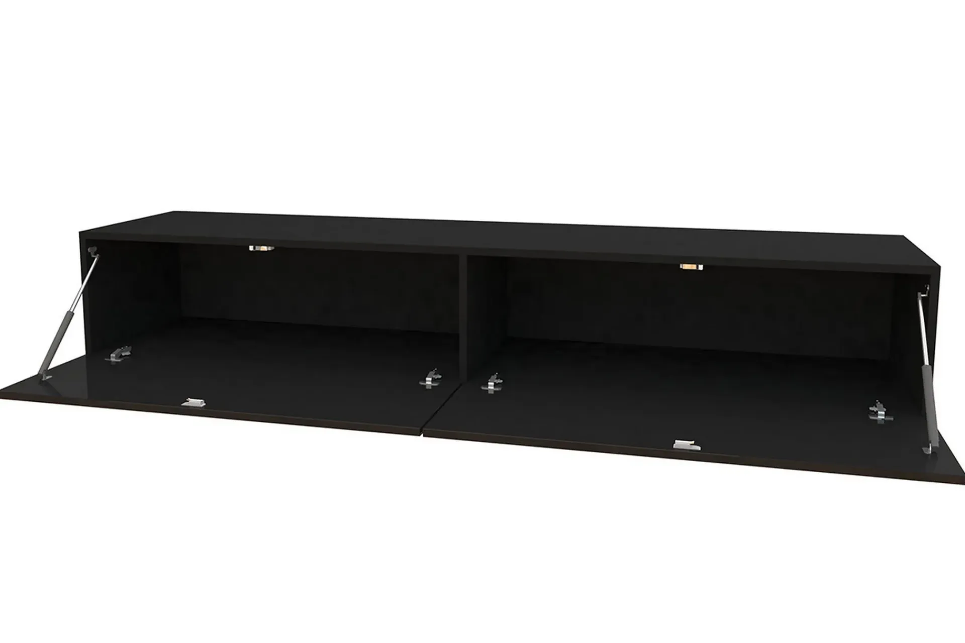 Tv-Benk & Mediabenk-Vasil TV-benk 180 cm Hvit høyglans uten LED,Hvit