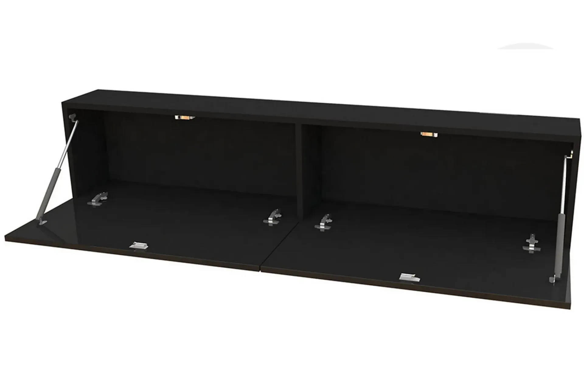 Tv-Benk & Mediabenk-Vasil TV-benk 140 cm Hvit høyglans uten LED,Hvit