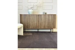 KM Home Moderne Tepper-Vaskbart teppe Soft Sjokolade