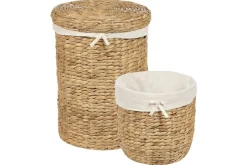 Kurver-Vaskekurver Danang sett av 2 Beige