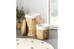 Kurver-Vaskekurver Danang sett av 2 Beige