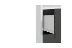 Loft24 Innsynsbeskyttelse & Innhegning|Baderom-Vegghylle Mirza Hvit/Antrasitt Hvit,Antracit
