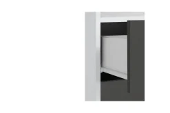 Loft24 Innsynsbeskyttelse & Innhegning|Baderom-Vegghylle Mirza Hvit/Antrasitt Hvit,Antracit