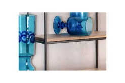 Wohnling Vegghylle Massivt tremetallramme, veggmontert, industriell