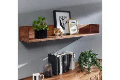 Wohnling Vegghylle-Vegghylle Vegghengt i heltre 120 cm landstil Brun