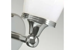 Baderomslampe Vegg-Vegglampe Elstead Lighting Eliot 90x280x130 mm Sølv