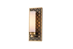 Baderomslampe Vegg-Vegglampe Elstead Lighting Ziggy Gull,Svart