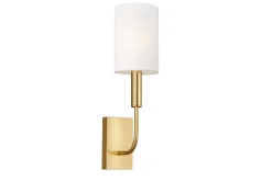 Nattbordslampe-Vegglampe Feiss Brianna 102x359x143 mm Messing